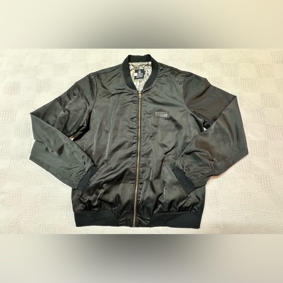 Volcom Black Bomber Jacket Men - Picture 1 of 14